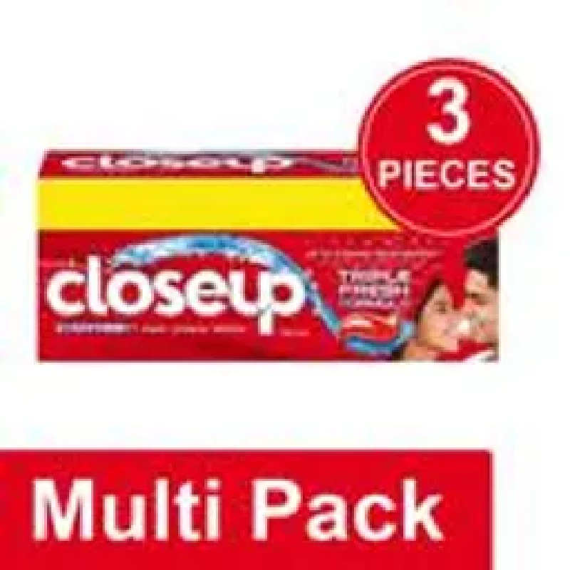 Close Up Everfresh+ Anti-Germ Gel Toothpaste - Red Hot Multipack, 3x(2x150 g)-1.webp